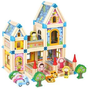 Set de construcție din lemn Castel - 2Kids Toys