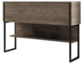 Măsuță consolă Luna 4 (Negru + Nuc) . 1102306