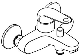 GROHE 24335001 - Baterie pentru cadă, DN 15, crom lucios