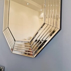 Oglindă de perete 60x100 cm bronz