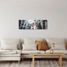 Tablou - Regatul fermecat (cu ceas) (90x30 cm)