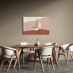Tablou - Boho frunze N⁰2 (90x60 cm)