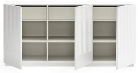 Comodă Teulat Doric, lățime 150 cm, alb