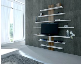 Mobilier living Ziva 1 (alb + nuc). 1102662