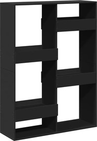 vidaXL Bibliotecă, negru, 100x33x135 cm, lemn prelucrat