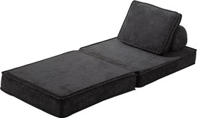 Canapea multifuncțională extensibilă CALMERO - negru