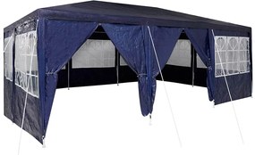 vidaXL Cort pentru Petreceri albastru 600 x 400 x 266 cm Polietilenă