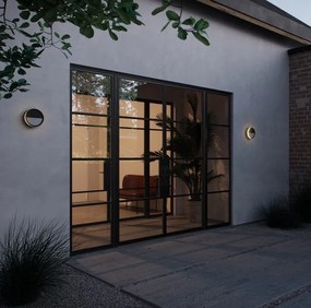 Aplica LED perete/ tavan exterior cu protectie IP54 Ava Smart Black