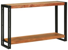 vidaXL Masă de consolă Maro 120 x 33 x 75 cm lemn masiv de acacia