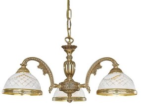 Candelabru din alama cu 3 brate design italian 7102