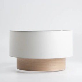 Abajur universal KERIA Ø 50 cm, alb/maro