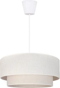 Brilagi - Pendul LED pe cablu BOHO ECO 1xE27/10W/230V Ø 40 cm crem