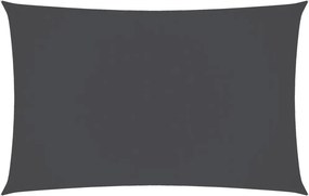 vidaXL Pânză parasolar antracit 3x6 m țesătură oxford dreptunghiular
