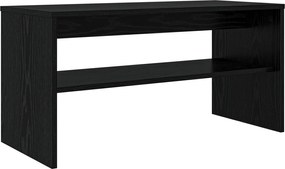 vidaXL Cabinet TV Stejar Negru 80 x 35 x 40 cm Lemn compozit