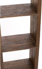 Bibliotecă în culoare naturală din lemn masiv de mango 95x190 cm Sondrio – Light &amp; Living