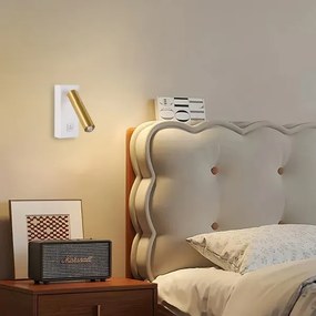 Spot LED de perete Brilagi MAYA 1xG9/7W/230V alb/auriu