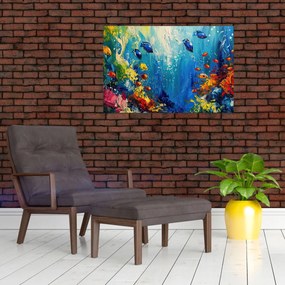 Tablou - Pictura lumii subacvatice (90x60 cm)