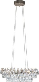 Lustra metal auriu si cristale sticla BARLETTA 60