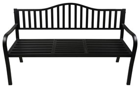Bancă de grădină neagră din metal Segula - Garden Pleasure