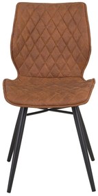 Set 2 buc. scaune pentru sufragerie Lissa (maro auriu). 1009993
