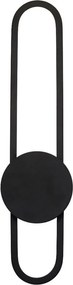 Aplica de perete LED design modern MIZUKI negru