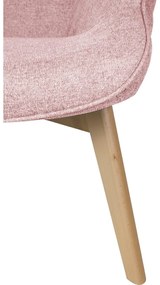 Fotoliu roz deschis Niko – Ropez