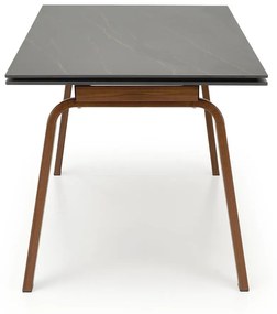 Masa extensibila Lozano marmura neagra L140-200 cm