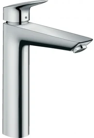 Baterie lavoar cu ventil pop-up, Hansgrohe Logis 190, montare pe blat, crom, 71090000