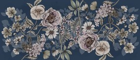 Fototapet, Spring Flower, Dark blue, Rebel Walls
