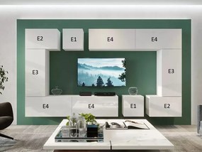 Mobilier living Berny 71 (alb + Alb lucios). 1087204