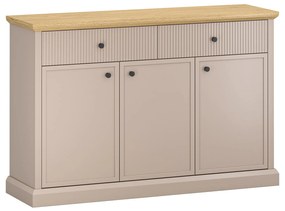 Comodă Indices 1 (taupe + stejar pietros). 1116867
