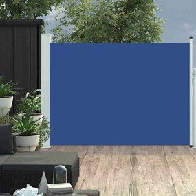 vidaXL Copertină laterală retractabilă terasă, albastru, 120x500 cm