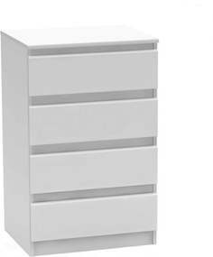 Comoda HANY NEW 014, alb, PAL laminat, 60x49x95 cm