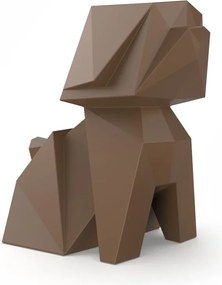 Decoratiune/ Statueta exterior sau interior Origami Inu, mat