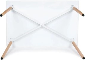 OFERTA Masa de dining alba BERGEN 120x80 cm Clasa II
