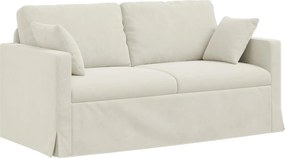 vidaXL Canapea Crem 158 x 78 x 80 cm Catifea