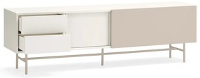 Comodă TV bej-crem 180x56 cm Nube – Teulat