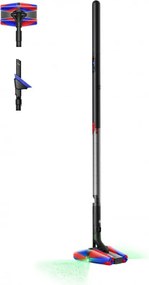 Aspirator vertical Dyson PencilVac Fluffycones 492689-01, 55 AW, 30 min, 80 ml, 140000 Hyperdymium™, design ultra-subțire, iluminare LED, negru