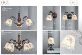 Candelabru clasic cu 5 brate design italian 965