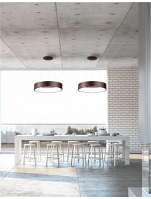 Lustra moderna suspendata LED 3000K Ã˜60cm RANDO maro NVL-6167209