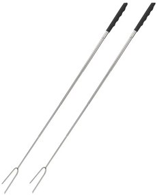 Set furculite telescopice pentru grătar, 2 buc