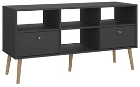 Comodă TV gri antracit 117x61 cm Bodo – Tvilum