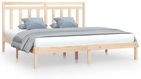 3105270 vidaXL Cadru de pat, 200x200 cm, lemn masiv