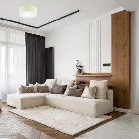 Plafonieră SIRJA PASTEL DOUBLE 2xE27/15W/230V d. 35 cm verde