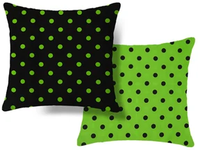 Set 2 huse decorative pentru perna COLAM GREEN 45x45 cm, verde