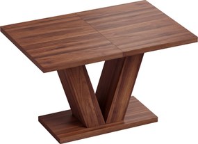 HOMCOM Masă de Dining Dreptunghiulară pentru 4 Persoane 120x80 cm Nuc | Aosom Romania