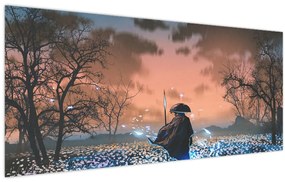 Tablou - Ilustrație a unui războinic (120x50 cm)