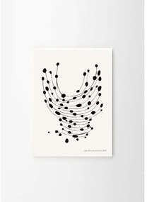 Poster 30x40 cm Dancing Dots – Leise Dich Abrahamsen – The Poster Club
