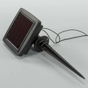 Lanț de lumini solare 10 LED-uri, 345 cm, alb cald/culoare