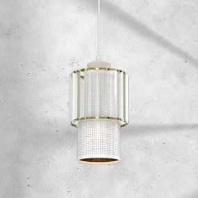 Lustră pe cablu BLANCO 1xE27/60W/230V albă